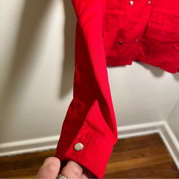 Market & Spruce Double Breasted Jacket Red - Picture 6 of 13